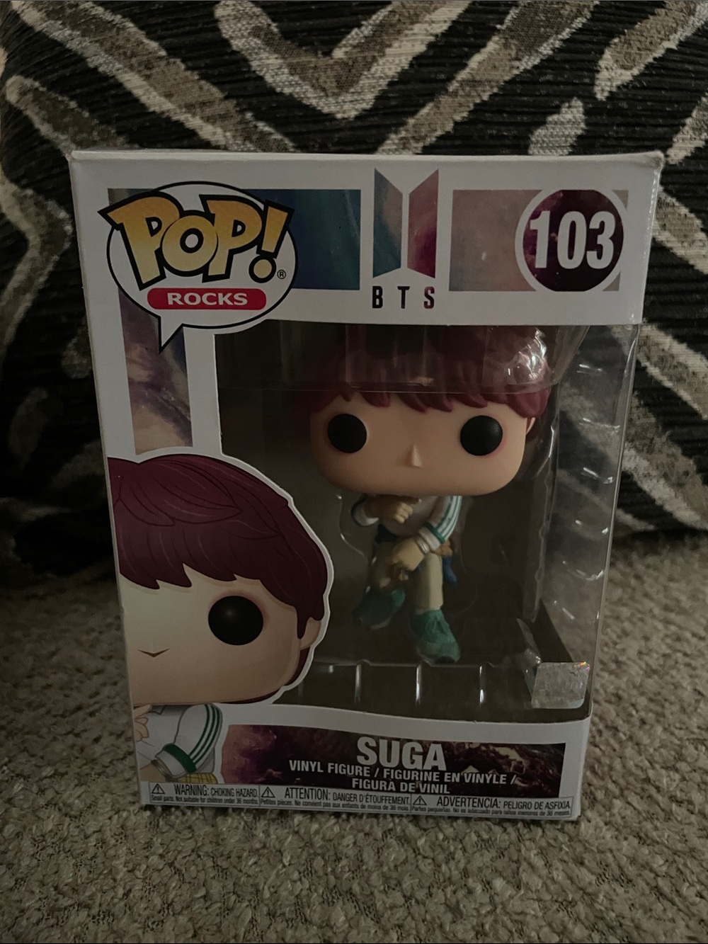 Funko Pop! Rocks BTS Suga Vinyl Figure - Teal Shoes